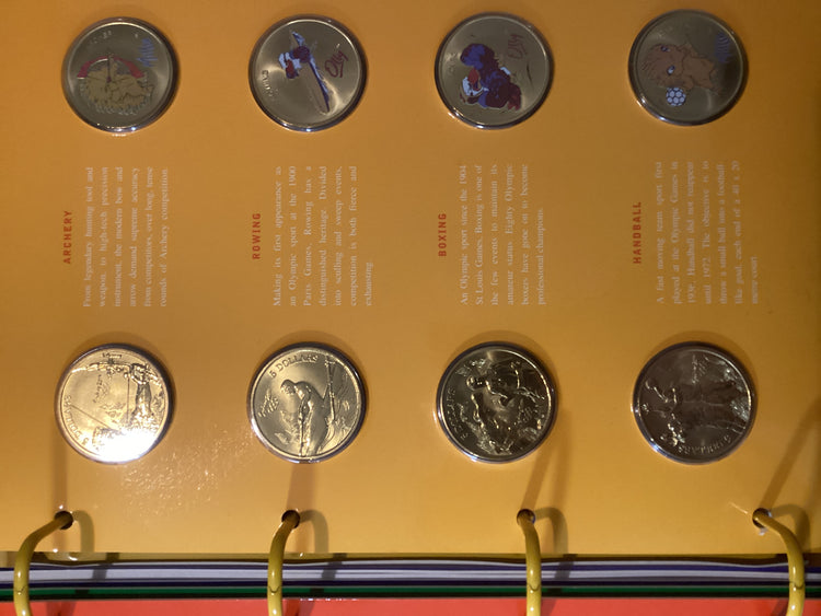 2000 Sydney Olympic Games. Mascot Medallion Series in Folder