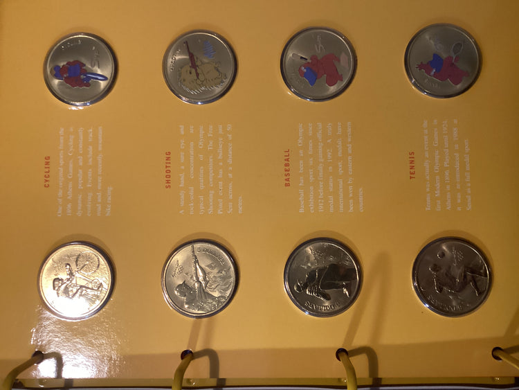 2000 Sydney Olympic Games. Mascot Medallion Series in Folder