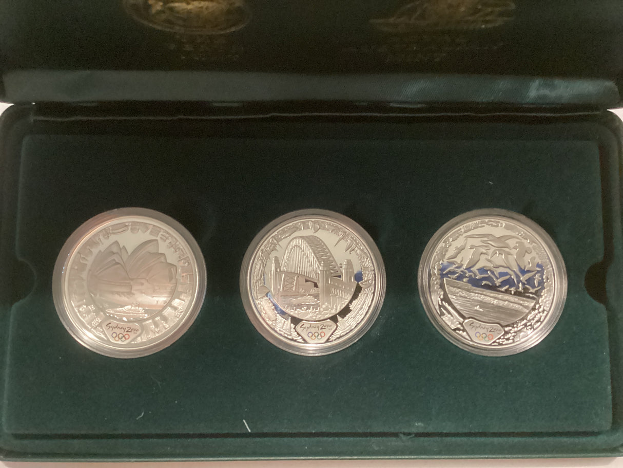 2000 The Sydney Olympic Coin Collection. Silver 'Host City' Set.