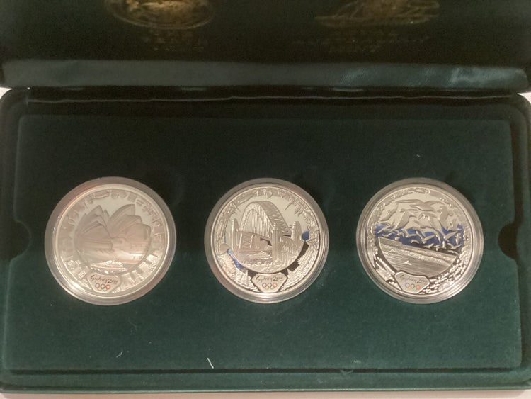 2000 The Sydney Olympic Coin Collection. Silver 'Host City' Set.