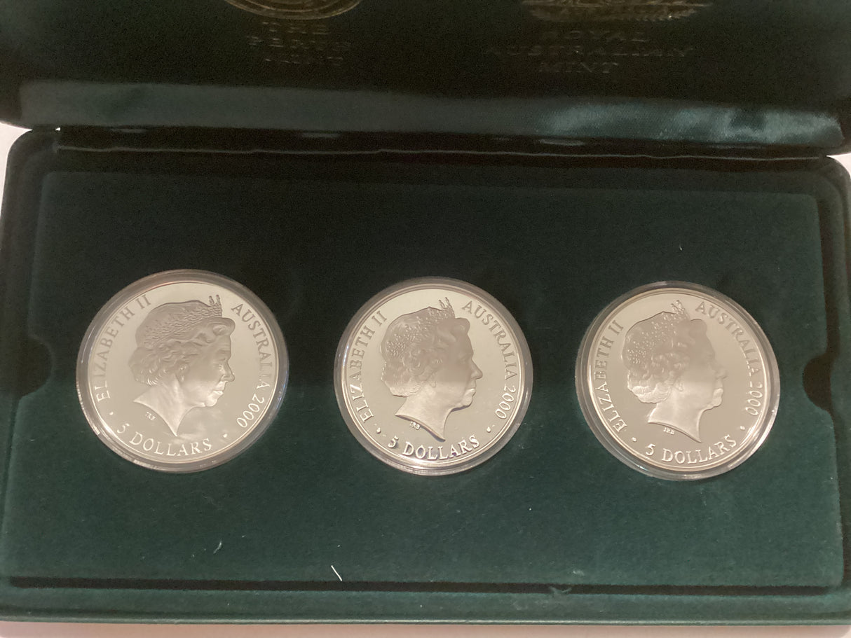 2000 The Sydney Olympic Coin Collection. Silver 'Host City' Set.