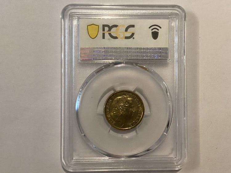 2012 $2 Remembrance Day. Red Poppy. MS64