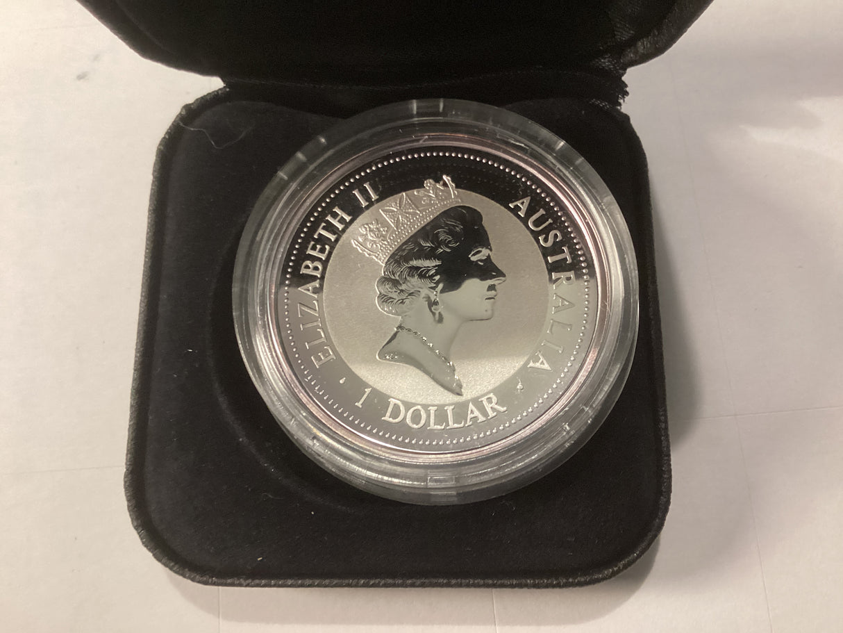 1998 1oz Silver Proof Kookaburra. European Country Privy Series. Austria