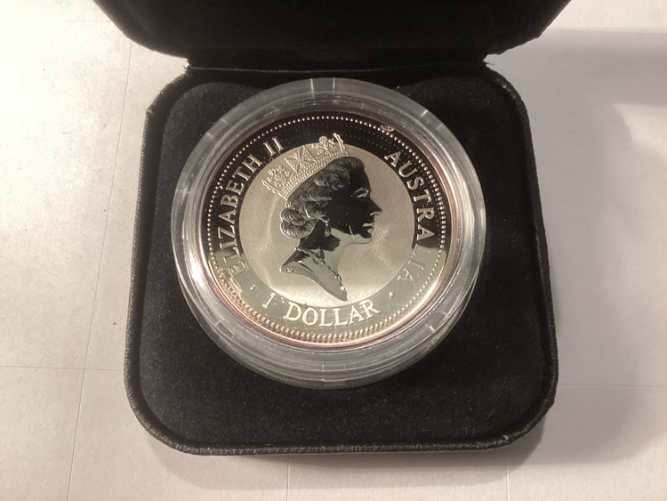 1998 1oz Silver Proof Kookaburra. European Country Privy Series. Sweden