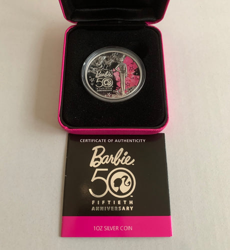 2009 Barbie 50th Anniversary - 1oz Silver Commemorative Coin