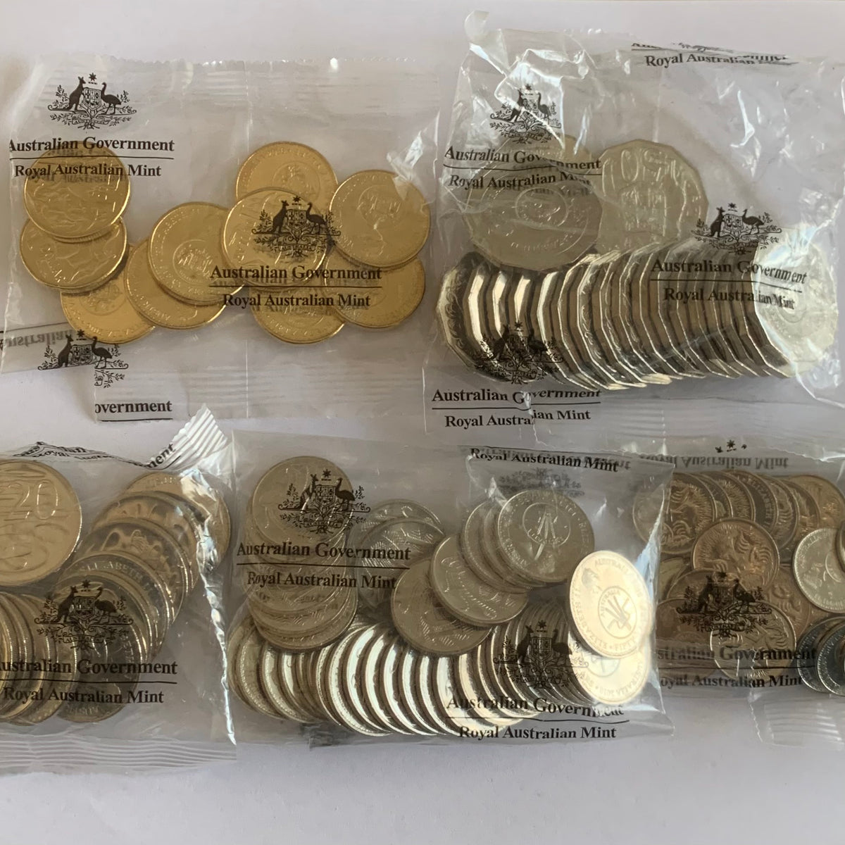 2016 Changeover RAM Bag Set. 5c - $1 – Ensleigh Coins
