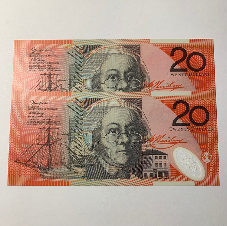 2005 $20 Last Prefix Banknote. Uncirculated. Run of 2. R420cL