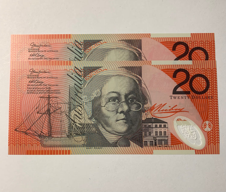 2005 $20 Last Prefix Banknote. Uncirculated. Run of 2. R420cL