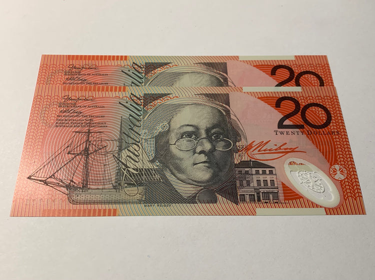 2005 $20 Last Prefix Banknote. Uncirculated. Run of 2. R420cL
