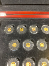 Macquarie Mint. The Smallest Gold Coins Of The World. 31 Coin Collection