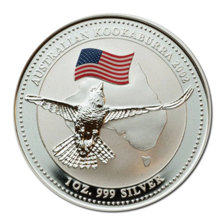 2002 US Flag Privy Kookaburra Coin