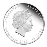 2009 Australian Sea Life Leafy Sea Dragon 1/2oz Silver Coloured Proof Coin