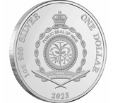 2023 $1 Great Australian Desert Rose Gold-plated 1oz Silver Proof Coin