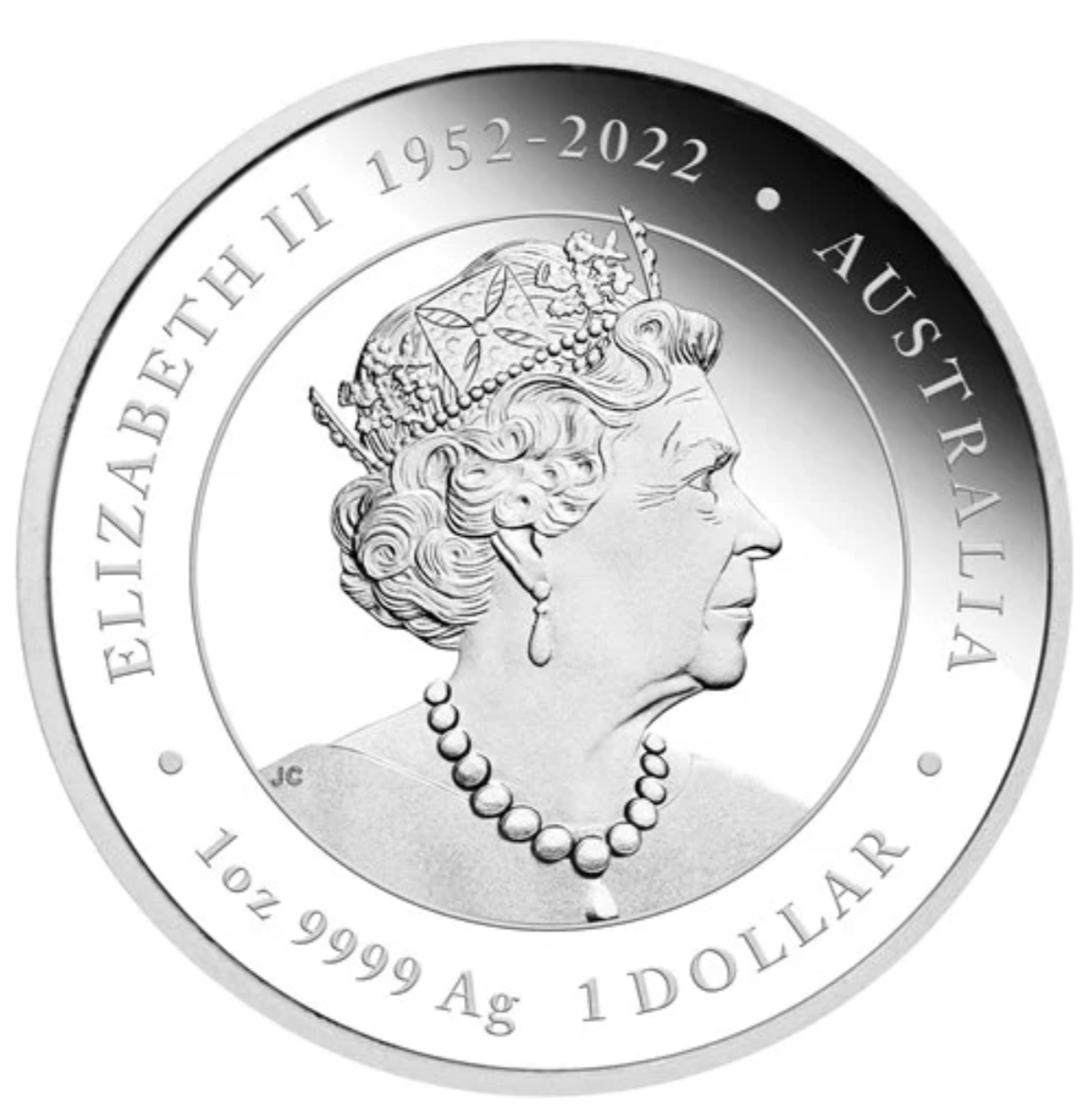 2024 $1 1oz Silver Proof Coin. Year of the Dragon