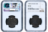 1908 Canadian Specimen 50c - NGC SP64 (Top Pop)
