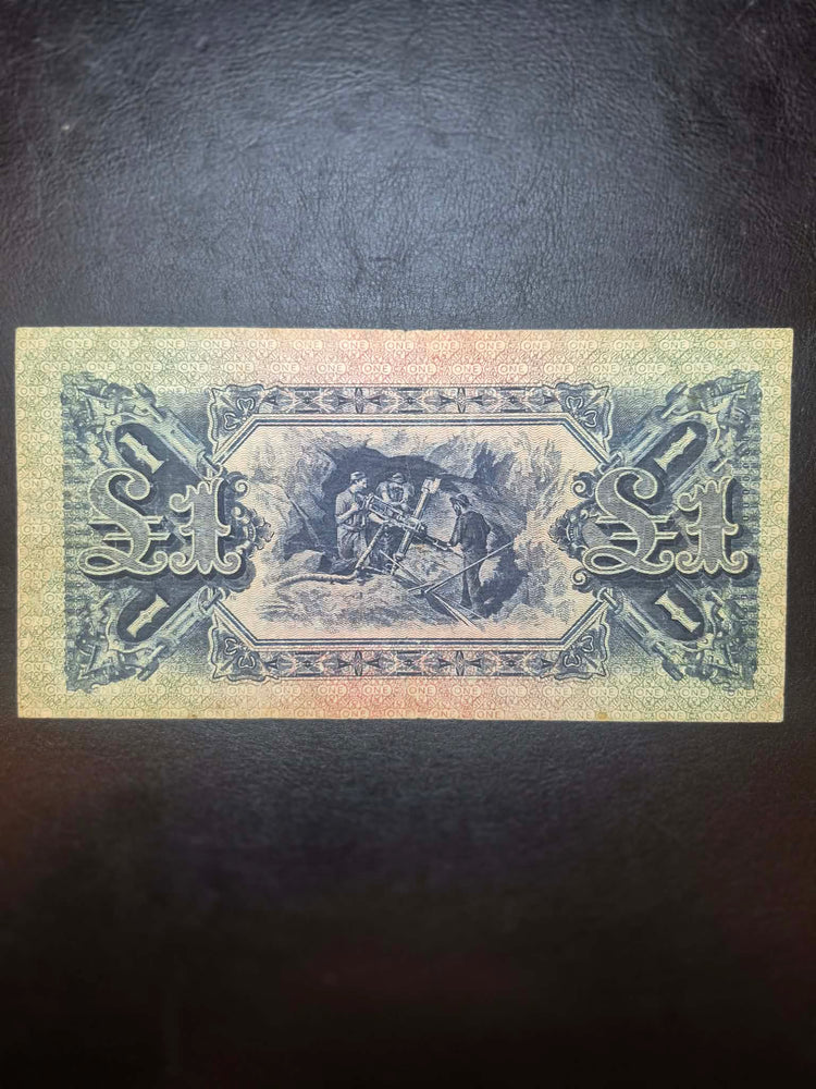 1918 Cerutty/Collins One Pound R21. Fine
