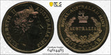 2016 $1 ‘S’ Counterstamp ‘Australia’s First Mints’ Double Counterstamp Error. PCGS MS66.