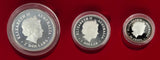 2004 Australian Lunar Silver Proof Three-Coin Set – Year of the Monkey