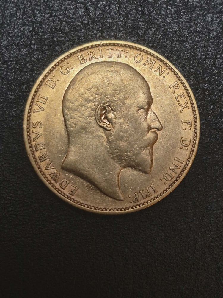 1904-M Sovereign. George VII. VF