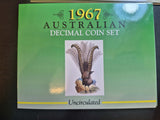 1967 Australian Uncirculated Set. Sherwood Issue.