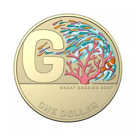 2021 The Great Barrier Reef $1 Coloured PNC – First Day of Issue