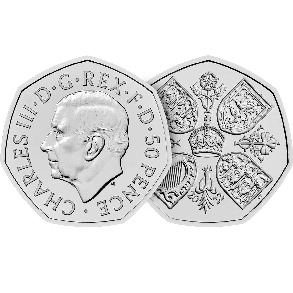 2022 Queen Elizabeth II 50p Brilliant Uncirculated Coin