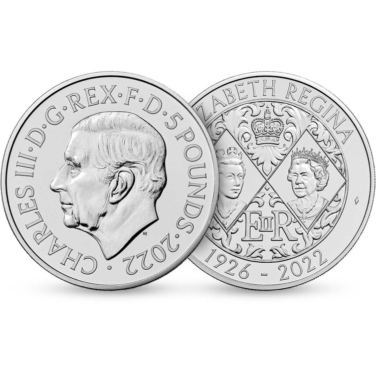 2022 Queen Elizabeth II 5 pound Brilliant Uncirculated Coin