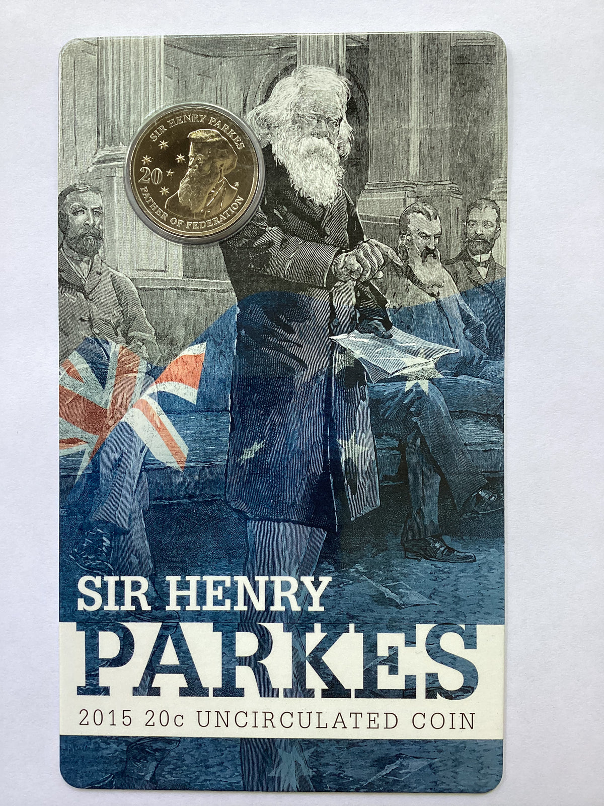 2015 20c Sir Henry Parkes Uncirculated Coin