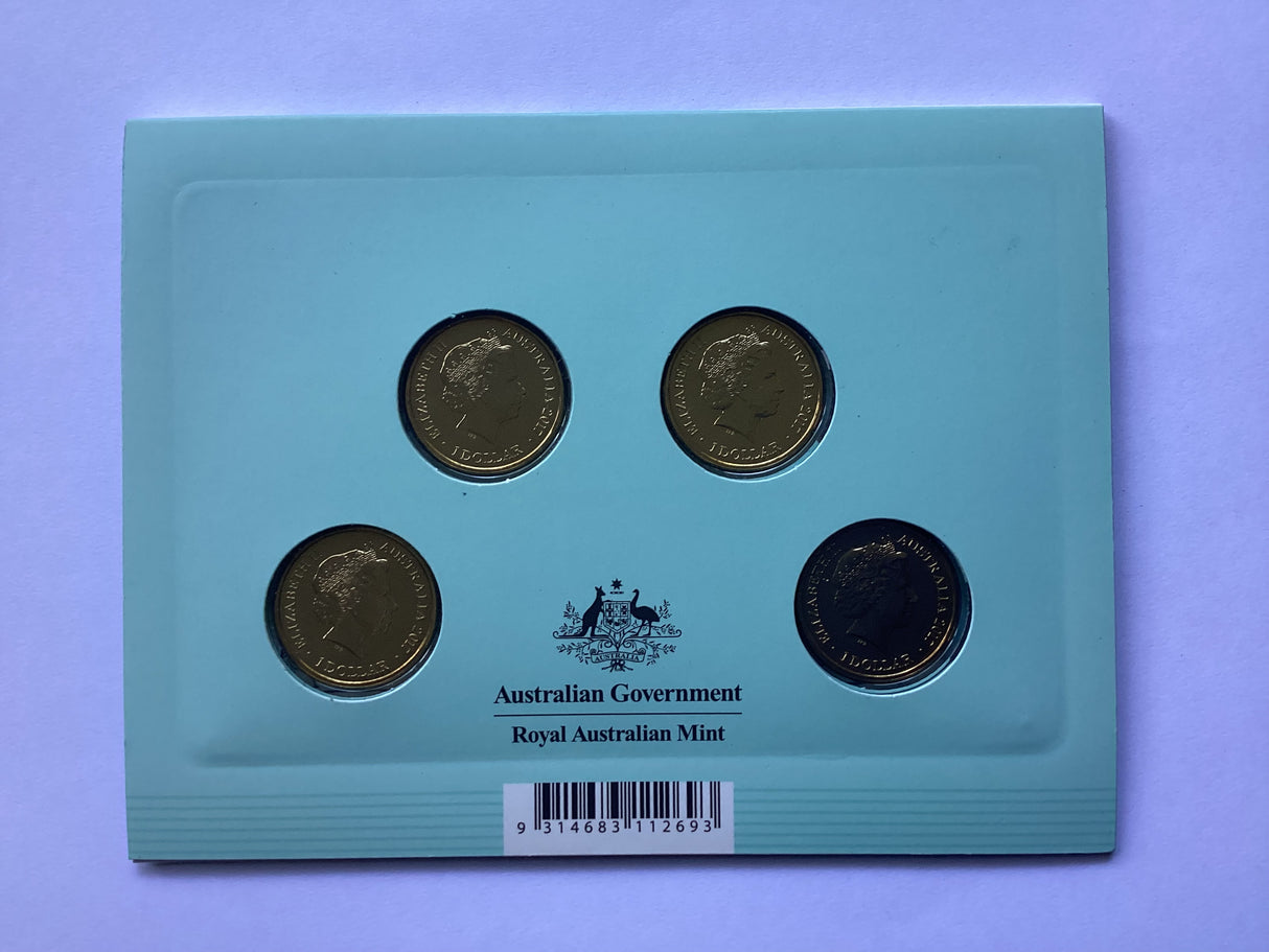 2017 Trans-Australian Railway Four Coin Mintmark + Privy Mark Set
