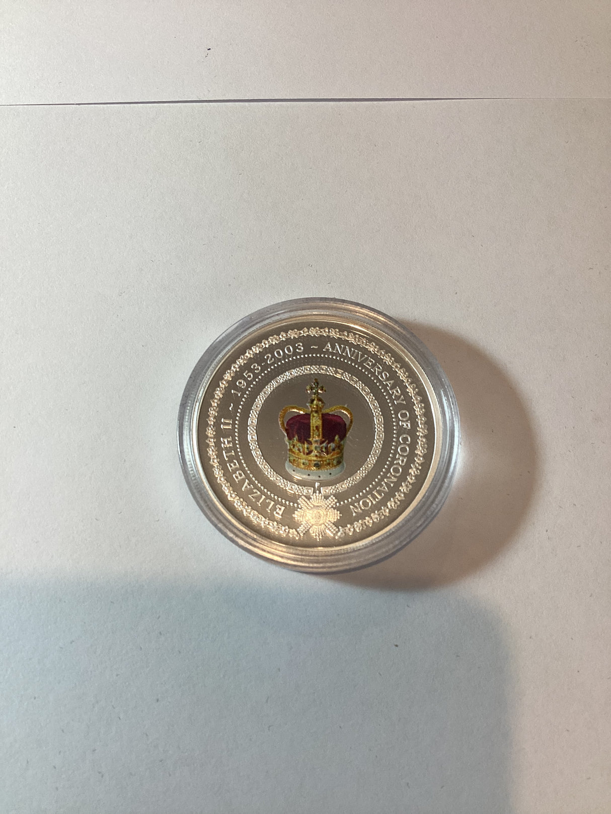 2003 Golden Jubilee of Coronation $1 silver proof coin