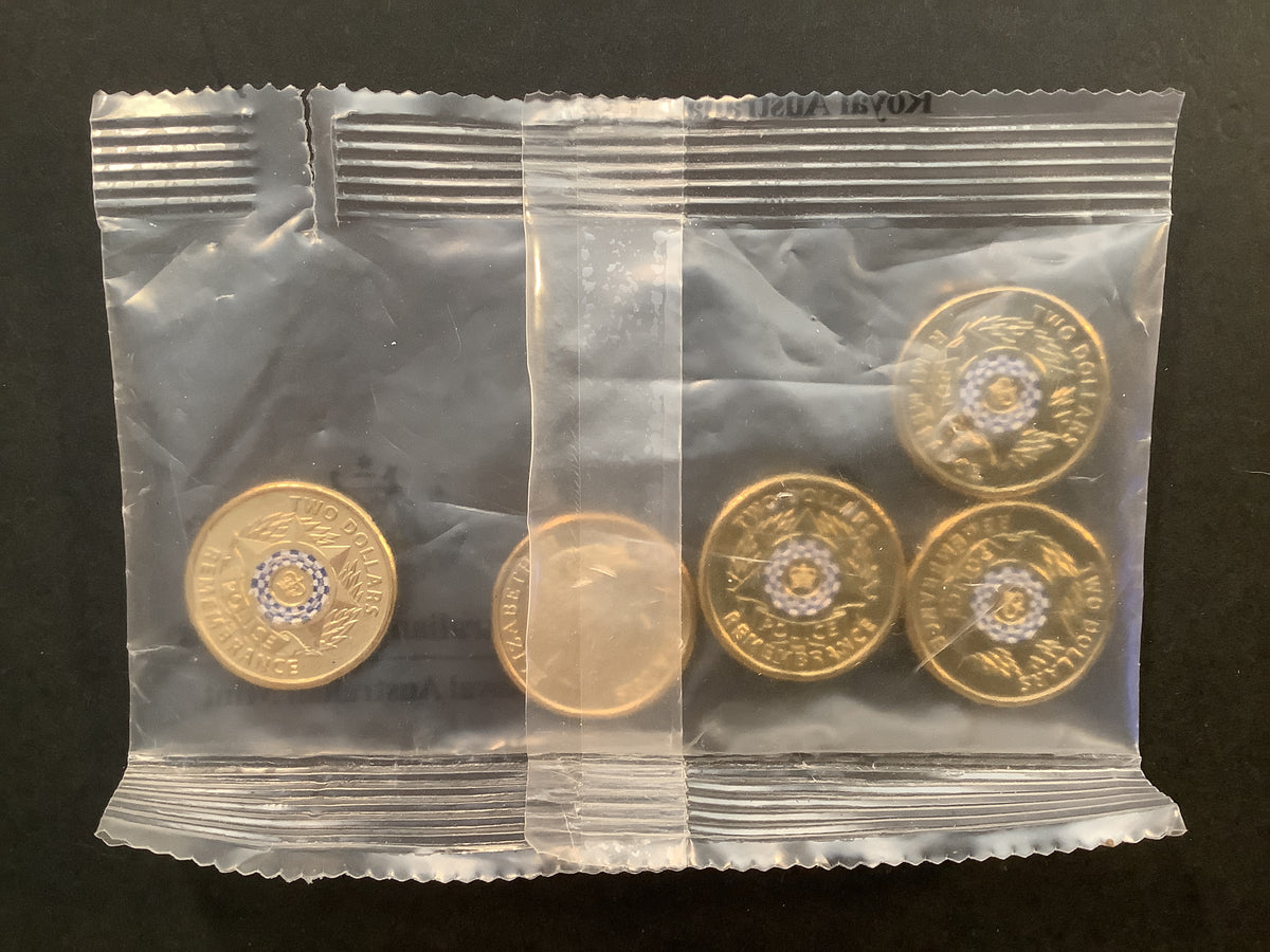 2019 RAM 5 Coin $2 satchel. Police.