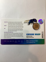 2014 $1 Cuckoo Wasp Colour Printed Coin