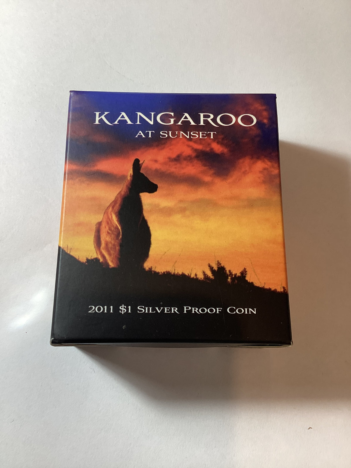 2011 $1 Kangaroo at Sunset Silver Proof Coin