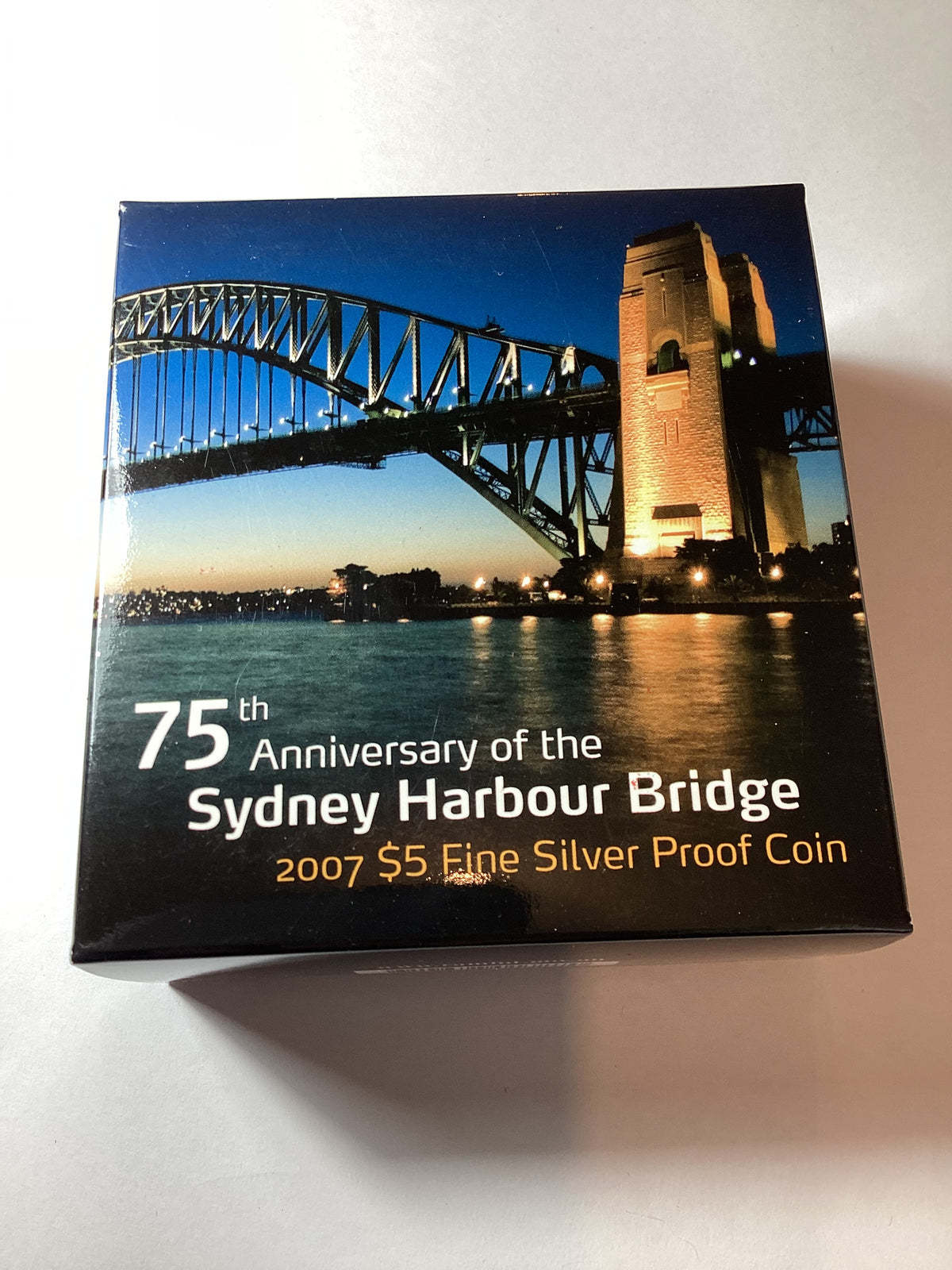 2007 $5 Silver Proof Coin 75th Anniversary Harbour Bridge