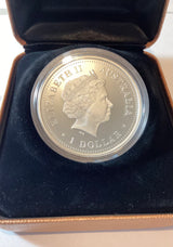 2005 Australian Open 100 Years in the Making. 1oz Silver Proof Coin.