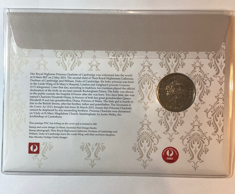 2015 Celebrating The Birth of a Princess. Limited Edition 5 pound Coin