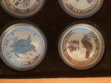 1990-2003 14 Coin Kookaburra Set.