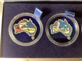 2003 Pioneers of Aviation 75th Anniversary. 4 Coin Silver Set.