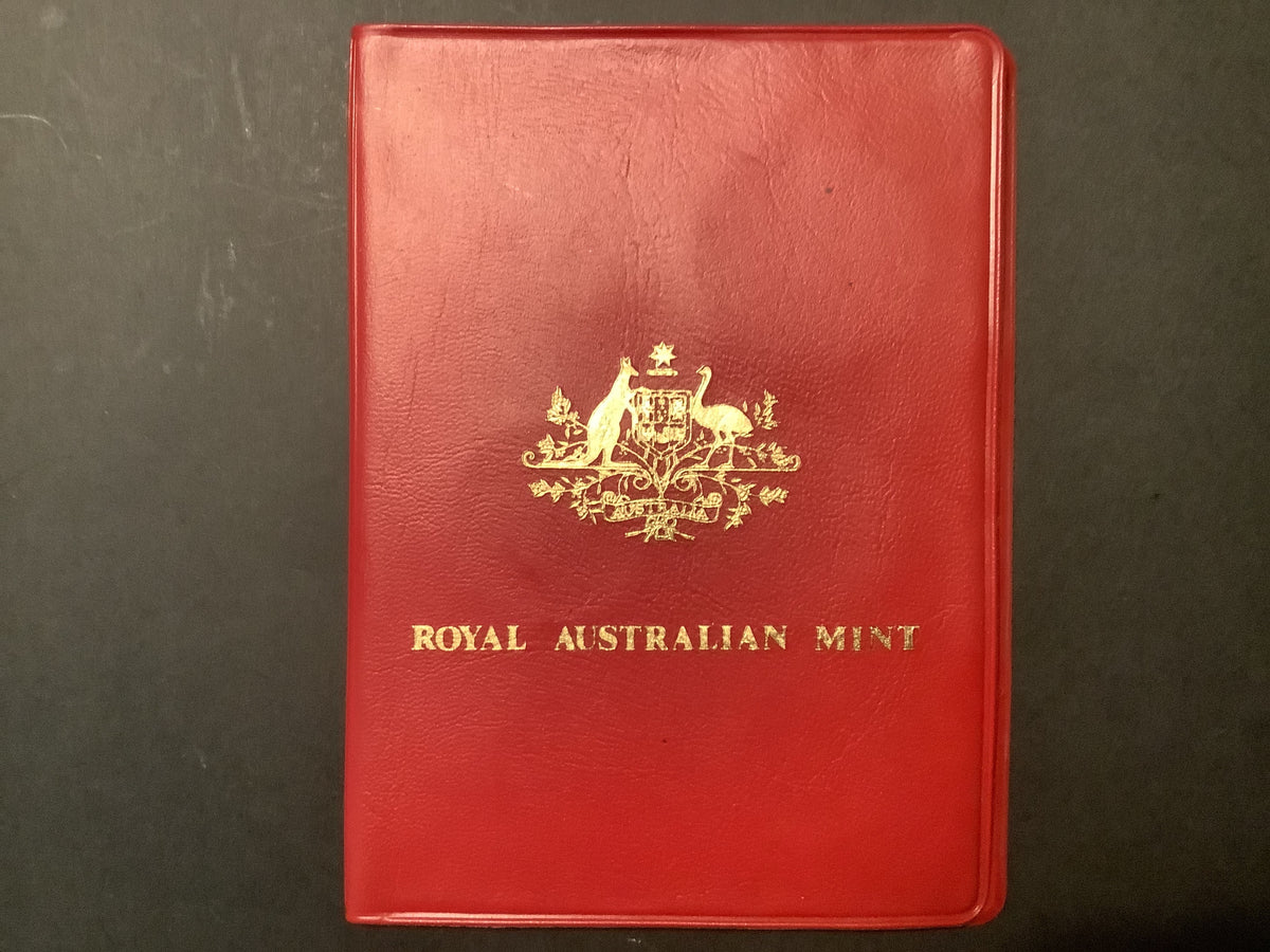 1980 Uncirculated Mint set in Red Folder.