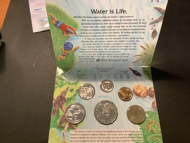 1993 Australian Mint Set. Landcare