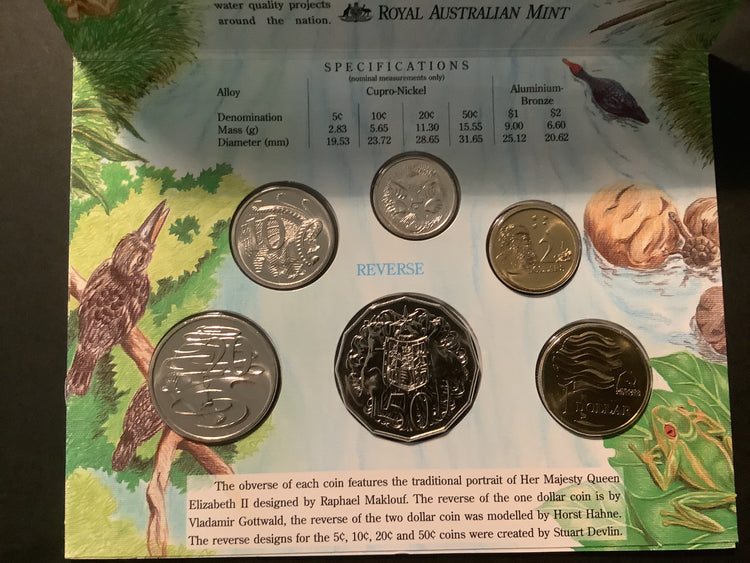 1993 Australian Mint Set. Landcare