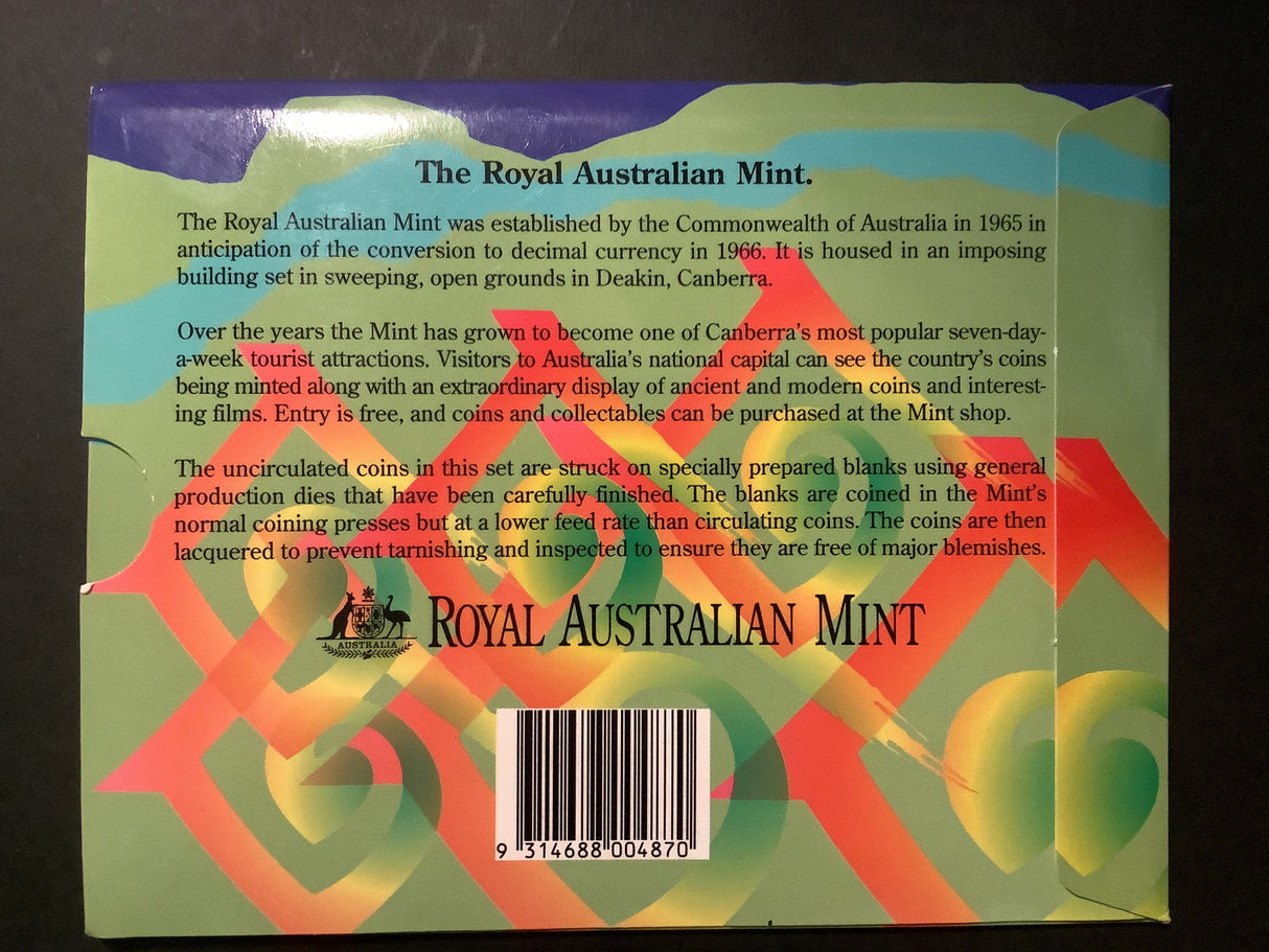 1994 Australian Uncirculated Set. Year of the Family.