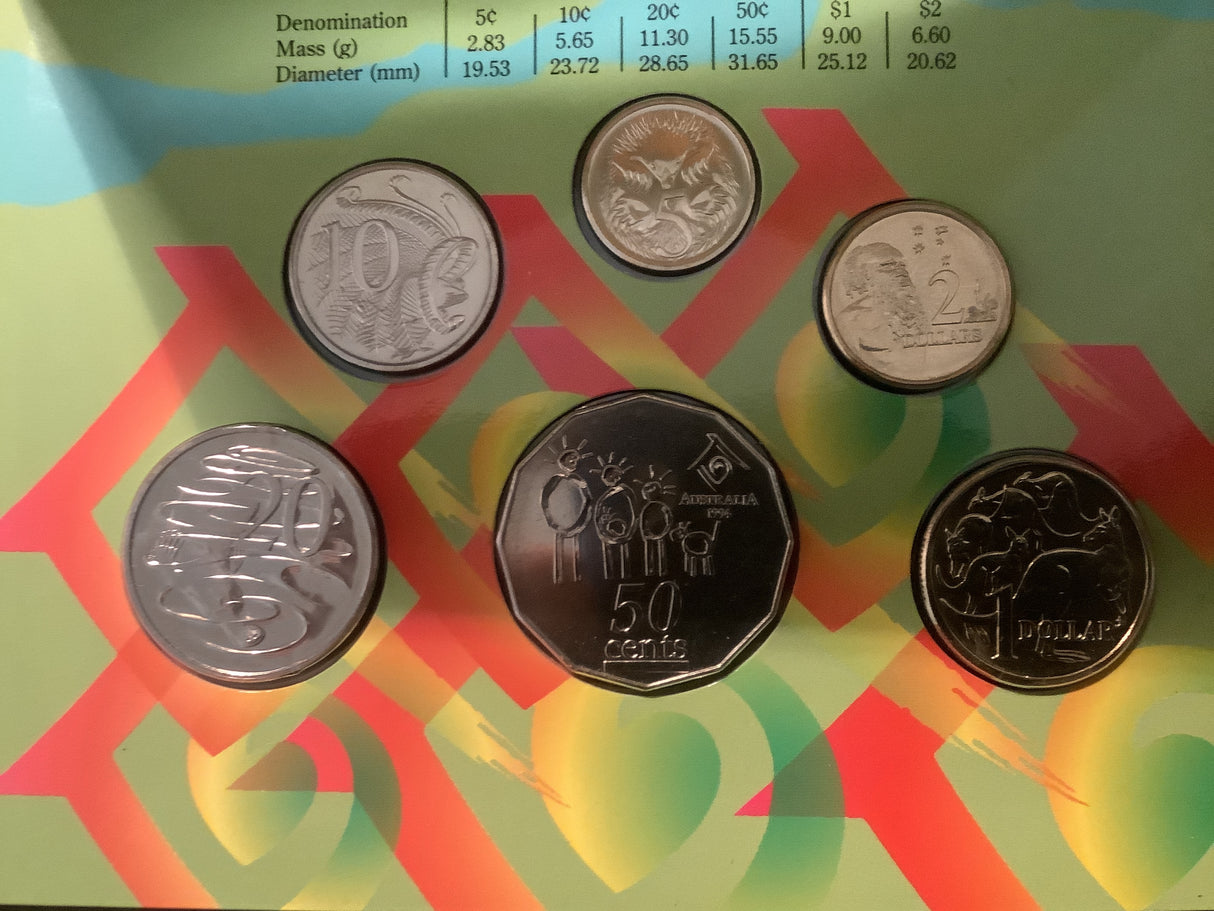 1994 Australian Uncirculated Set. Year of the Family.