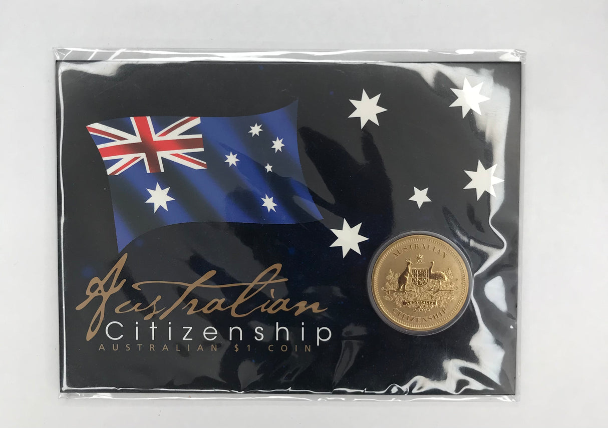 2017 $1 Australian Citizenship Uncirculated Carded Coin.
