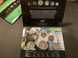 2013 Six Coin Uncirculated Set. Special Hyper Metallic Coloured 20c Coin.