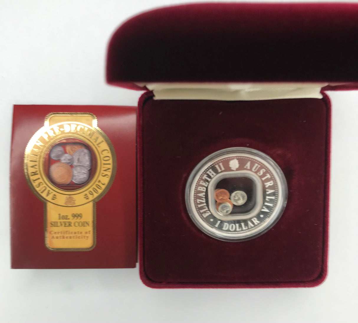 2006 $1 Australian Pre-Decimal Coins Silver Proof Coin.