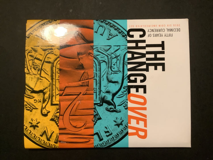 2016 Uncirculated Set. The Changeover. Fifty Years of Decimal Currency
