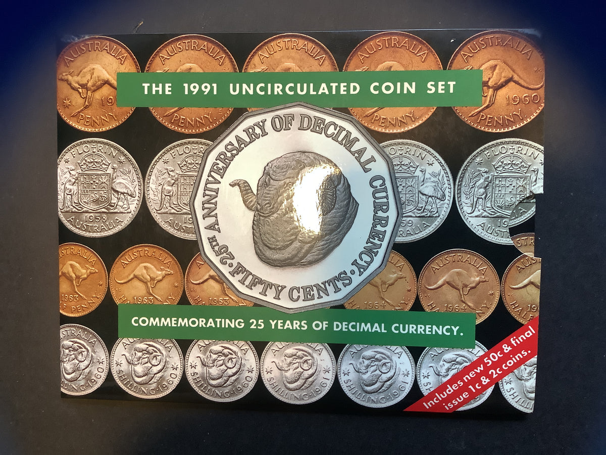 1991 Australian Uncirculated Mint Set.