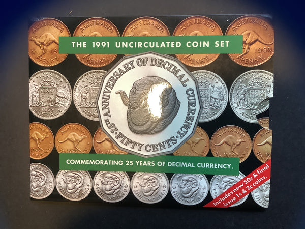 コレクション  AUSTRALIAN MINT 1991 Australian Uncirculated Mint Set. – Ensleigh Coins