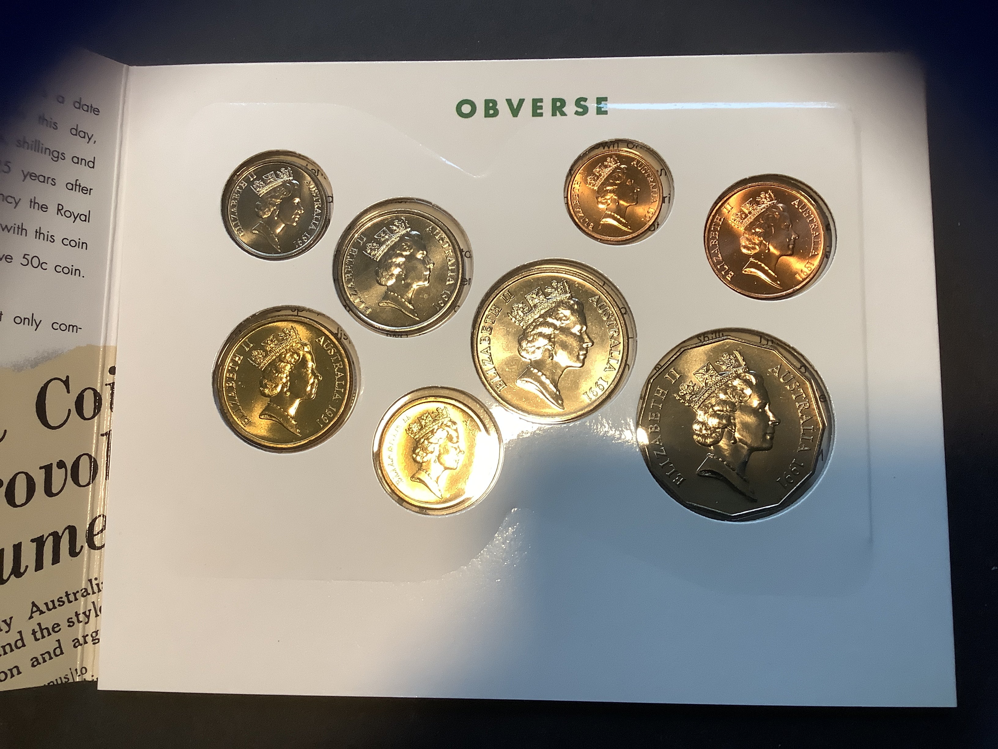 1991 Australian Uncirculated Mint Set. – Ensleigh Coins